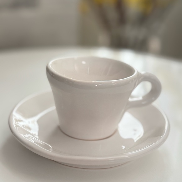 New! EXCLUSIVE Crate&Barrel 🍋🇮🇹✨Sorrento White Espresso Cup & Saucer LIMITED ED - Picture 6 of 6
